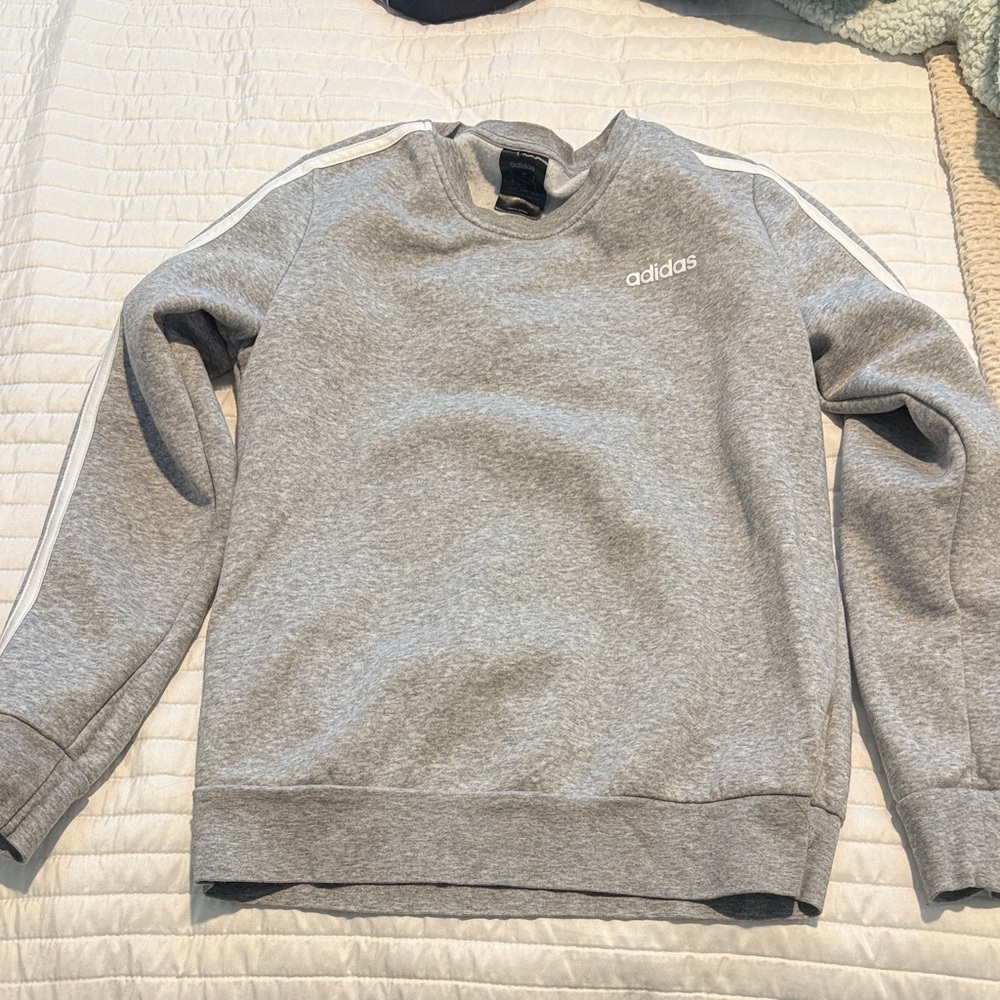 Adidas Gray Crewneck Sweater